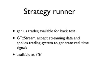 Trading With Open Source Tools