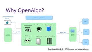 Why OpenAlgo?
Quantageddon 2.0 – IIT Chennai. www.openalgo.in
 
