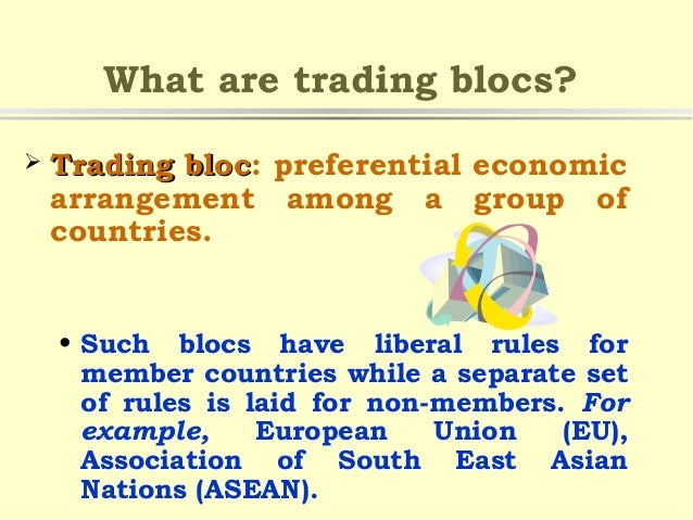 trading blocs definition