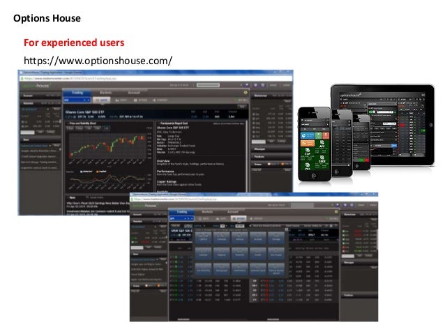 Binary options optionshouse