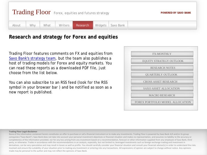 Forex trading floors ltd