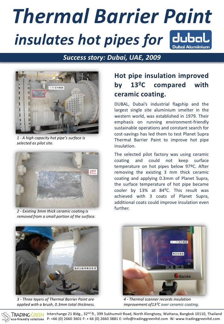 Supra Improves Hot Pipe Insulation for Dubai Aluminium