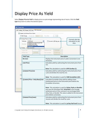 Trading In Yield Setup Guide