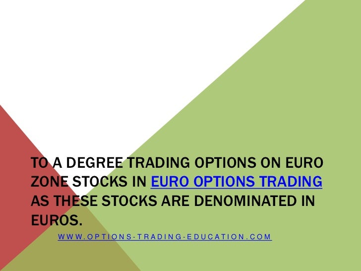 Euro stock options
