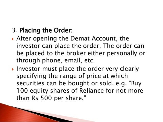 Trading system of stock exchange