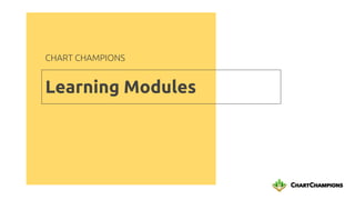Learning Modules
CHART CHAMPIONS
 