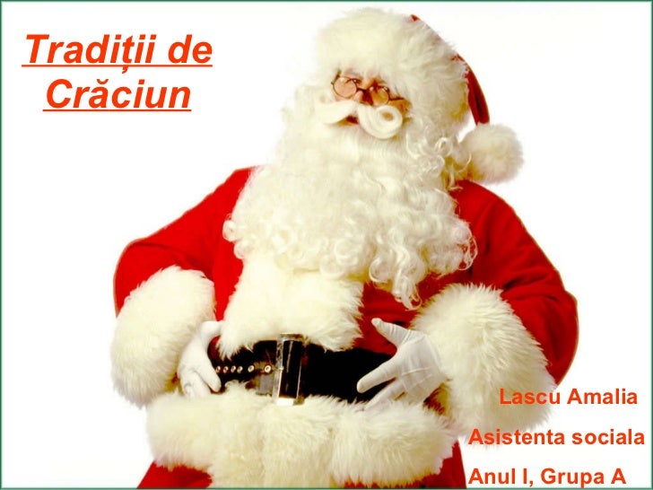 Traditiile Crăciunului