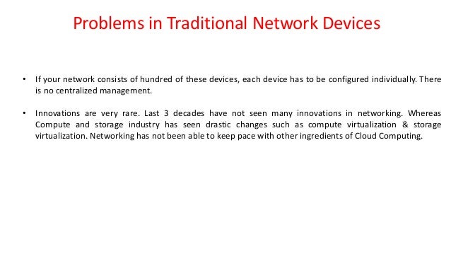 Traditional Networks Vs Sdn