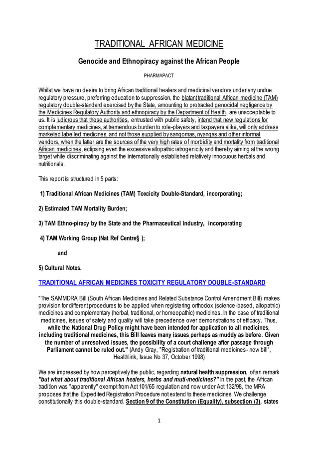 Traditional african medicine PDF