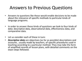 Language Description Questions TRADITIONAL AND MODERN METHODS AND APPROACHES OF LANGUAGE.pptx