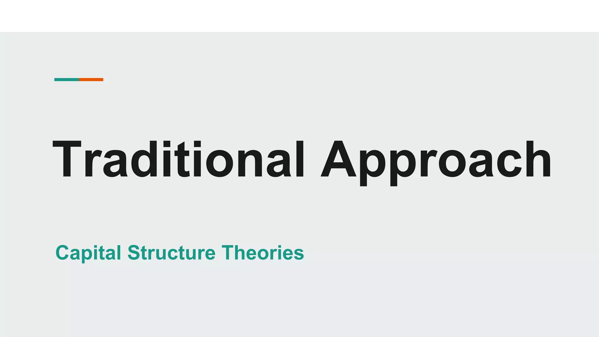 Traditional approach | PPTX