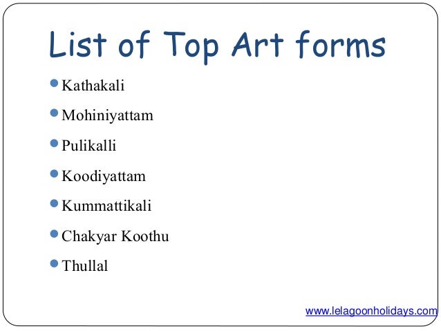 Renowned Traditional Artforms Of Kerala