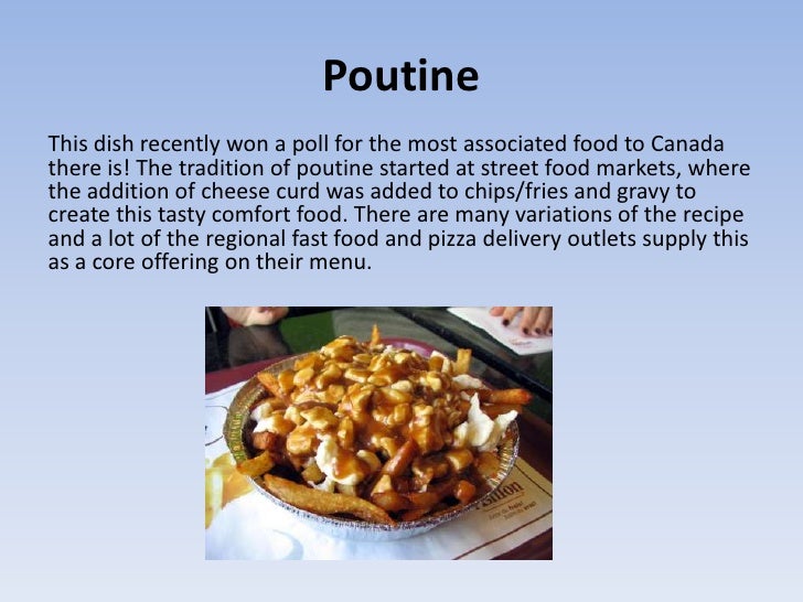 The Traditional Foods Of Canada food