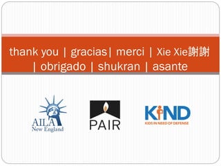 thank you | gracias| merci | Xie Xie謝謝
| obrigado | shukran | asante
 