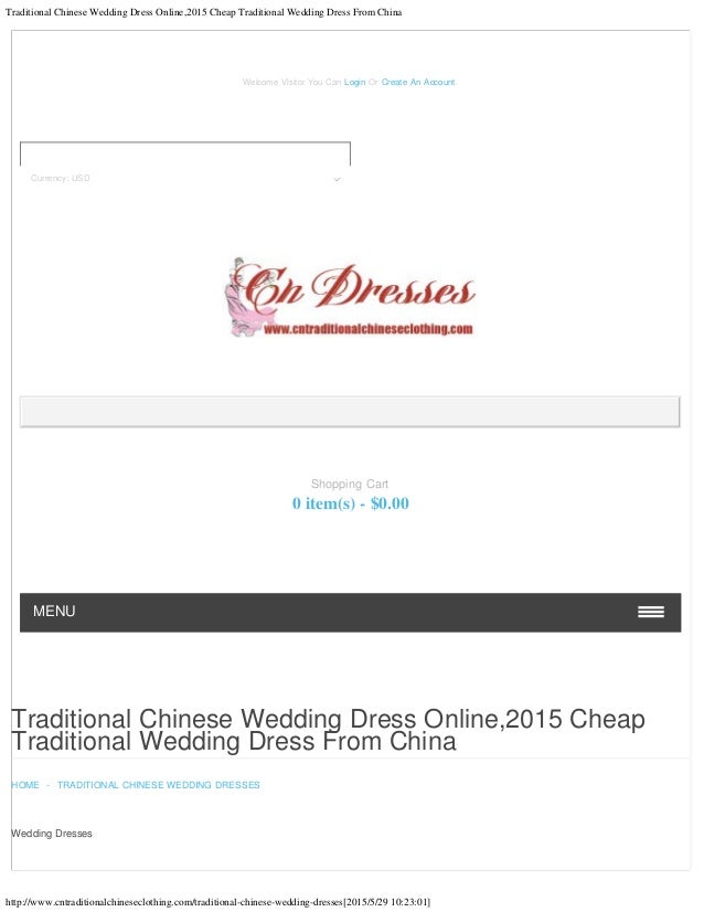 Traditional Chinese Wedding Dress Online 2015 Cheap Traditional Weddi