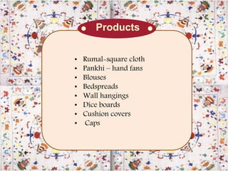 Traditional embroideries of india | PPTX