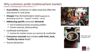 Traditional food chains–some thoughts on terminologies, perceptions and how to de-risk them to cope with food safety and pandemic threats