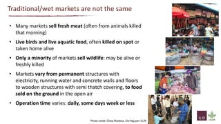 Traditional food chains–some thoughts on terminologies, perceptions and how to de-risk them to cope with food safety and pandemic threats