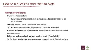 Traditional food chains–some thoughts on terminologies, perceptions and how to de-risk them to cope with food safety and pandemic threats