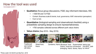Traditional food chains–some thoughts on terminologies, perceptions and how to de-risk them to cope with food safety and pandemic threats