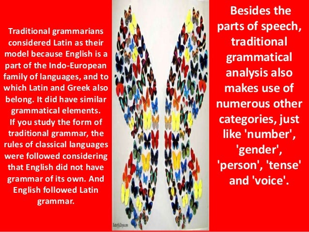 Traditional Grammar