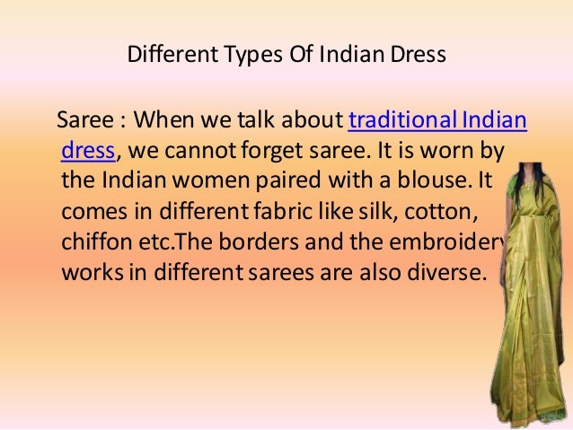 Traditional Indian Dress : Its Origin and Types