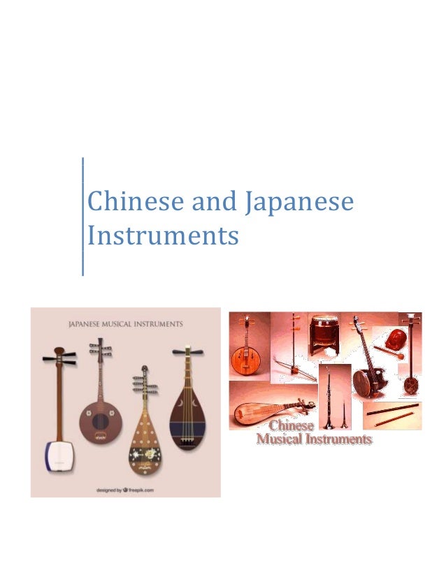 Traditional instruments in japanese and chinese music