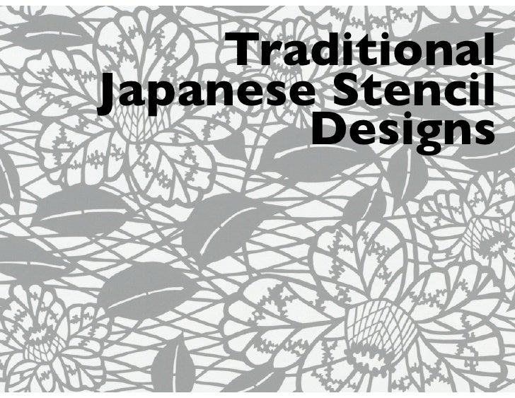 Traditional Japanese Stencil Designs