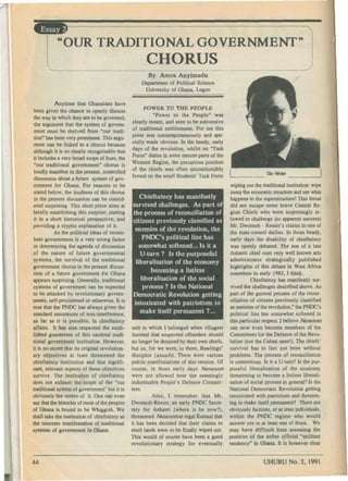 Amos Anyimadu on Chieftaincy in Ghana, 1991