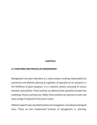 Assignment of duties.