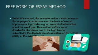 TRADITIONAL METHODS OF PERFORMANCE APPRAISAL.pptx