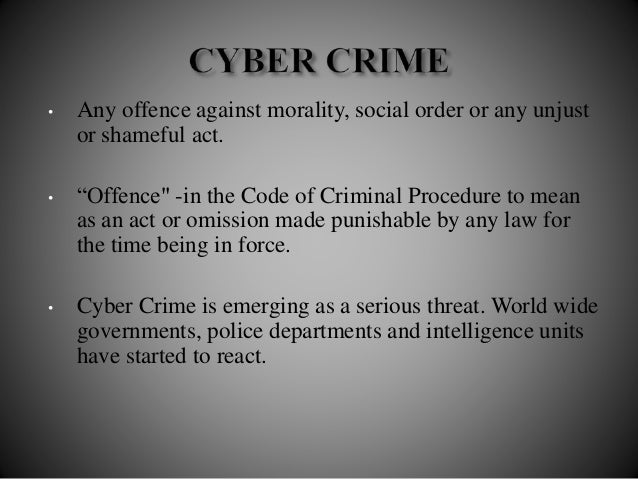 Traditional problem associated with cyber crime