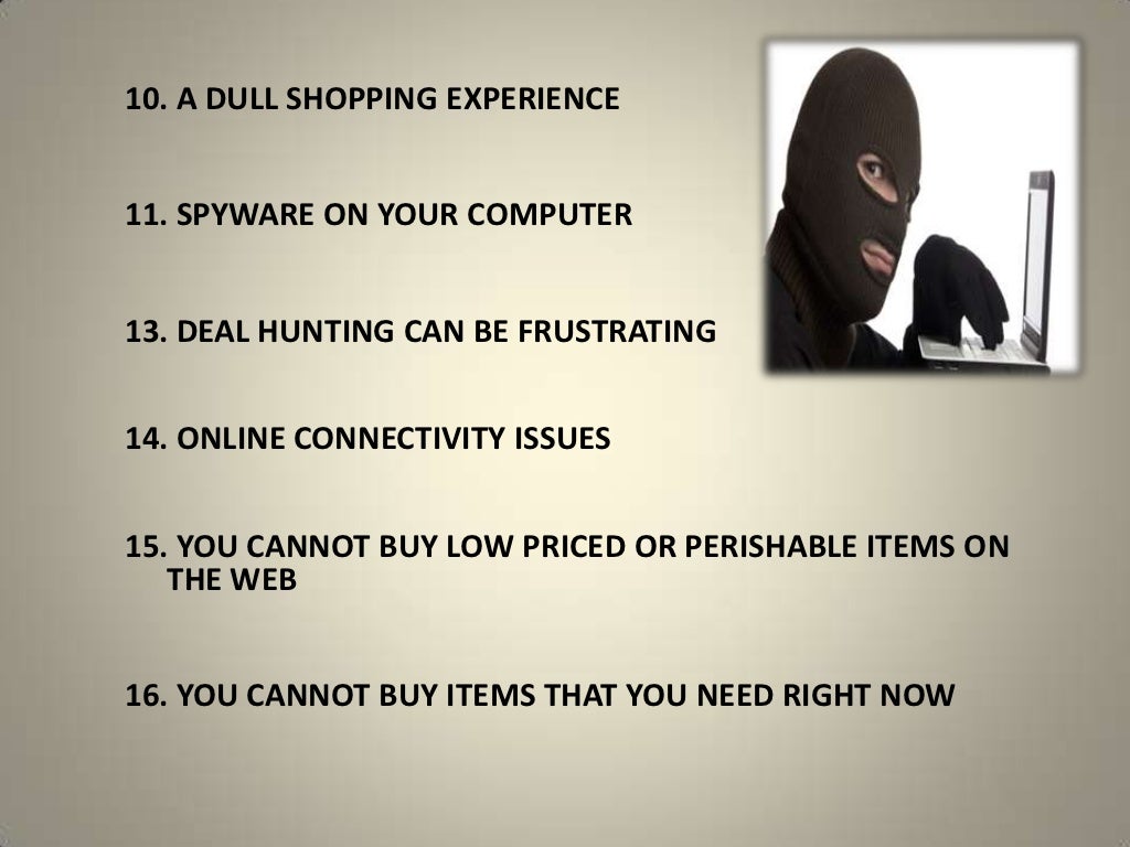Traditional shopping vs online shopping