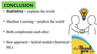 Traditional Statistics Methods Vs Machine Learning Methods.pptx