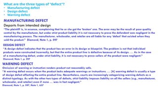 Design Defects Traditional Strict Liability - for Defective Products.pptx