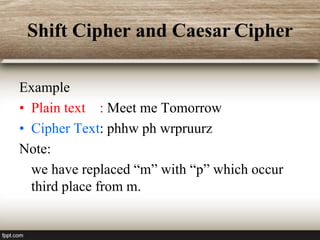 Traditional symmetric-key cipher | PPT