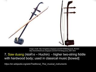 Traditional Thai Musical Instruments (1/ 2) | PDF