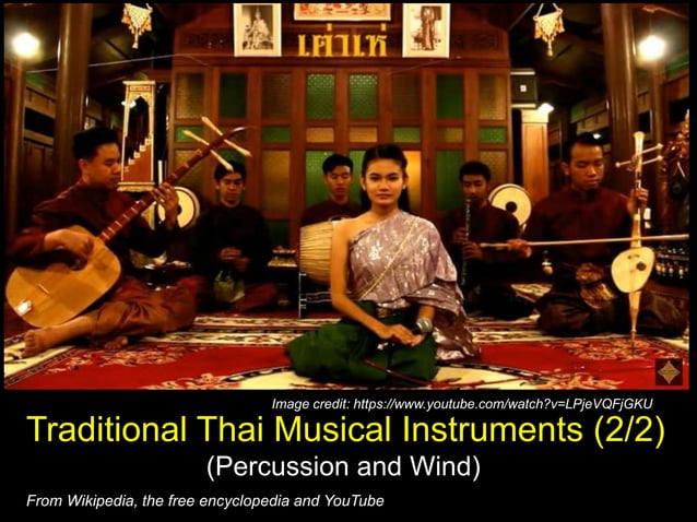 Traditional Thai Musical Instrument 2/2 | PDF | Music | Entertainment