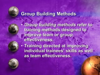 Traditional training methods | PPT