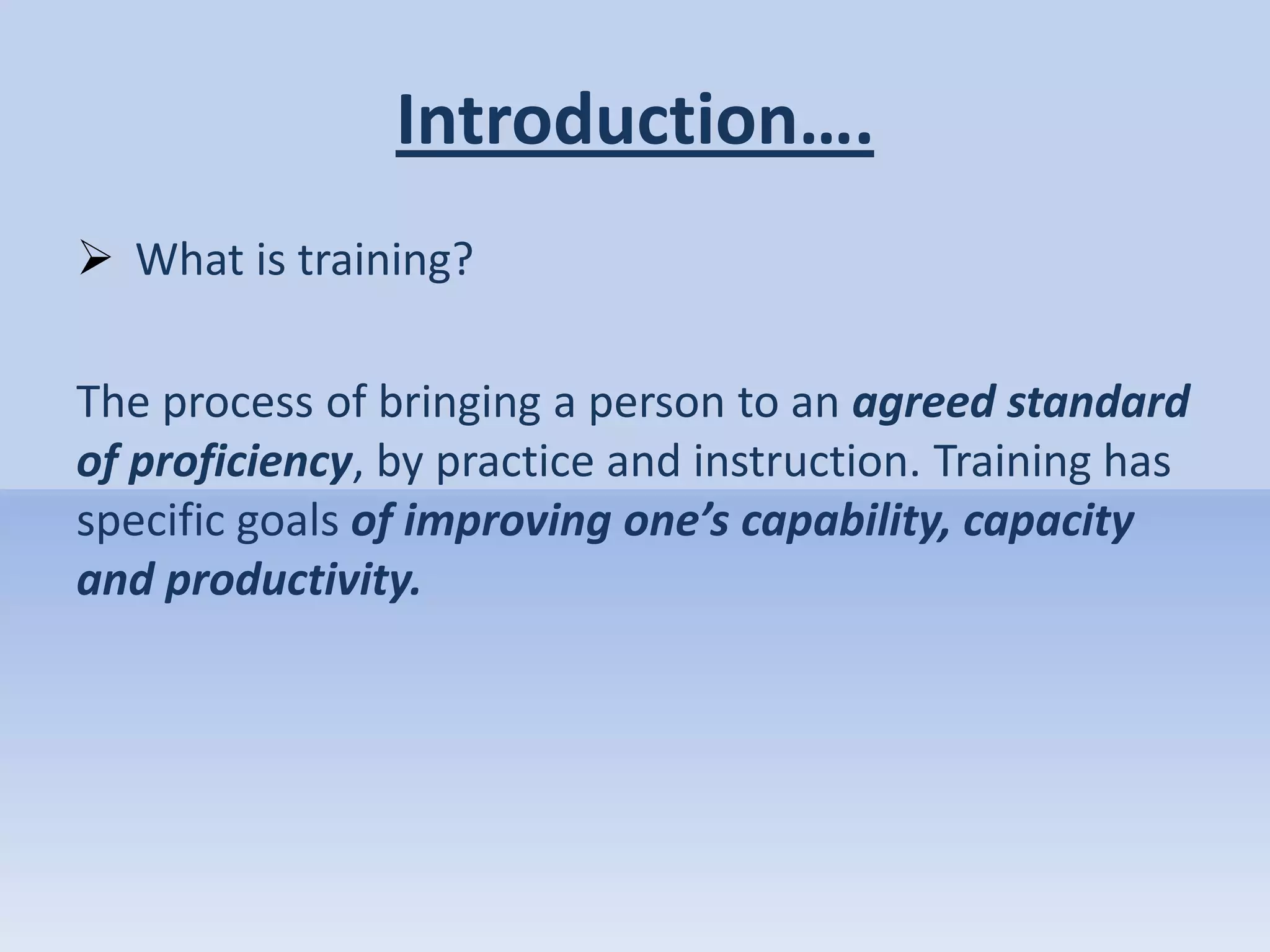 Traditional Training Methods | PPTX