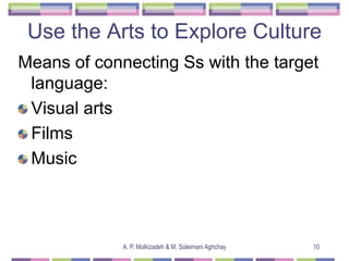 Traditional ways of teaching culture | PPT