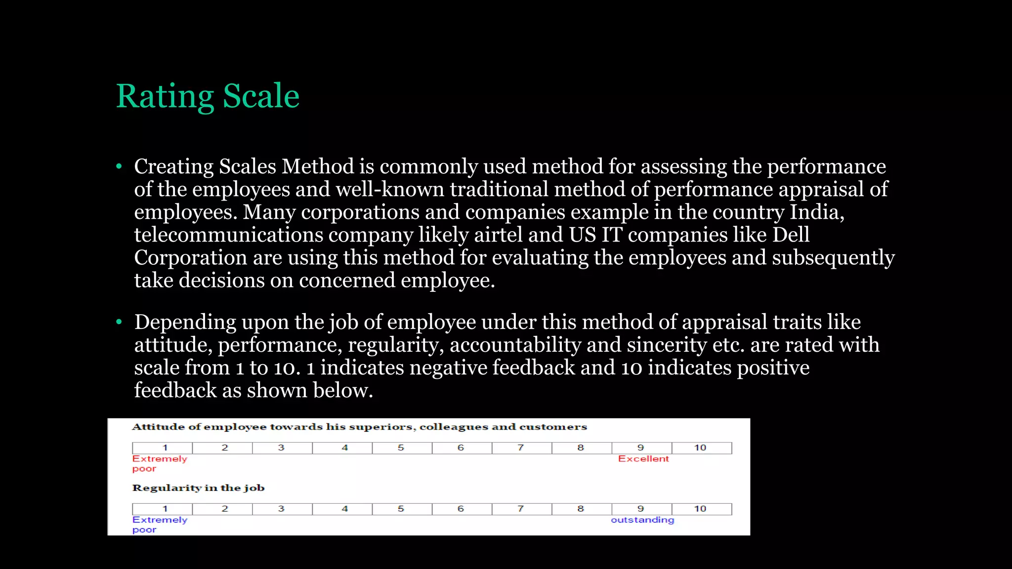 Tradition method of performance appraisal | PPTX