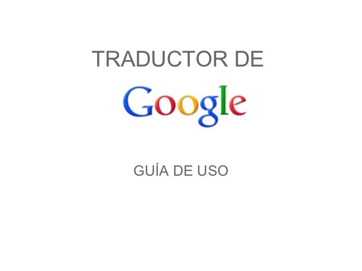 Traductor Google