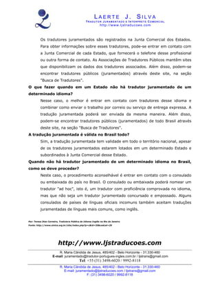 Tradução de Certificados - Click Traduções