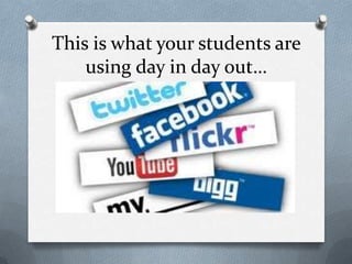 This is what your students are
using day in day out…
 