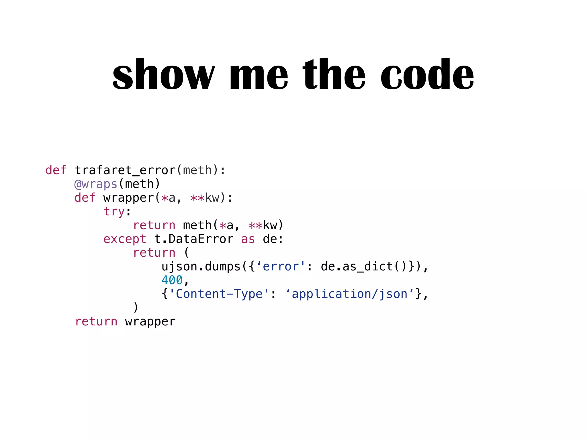 Trafaret: monads and python | PPT