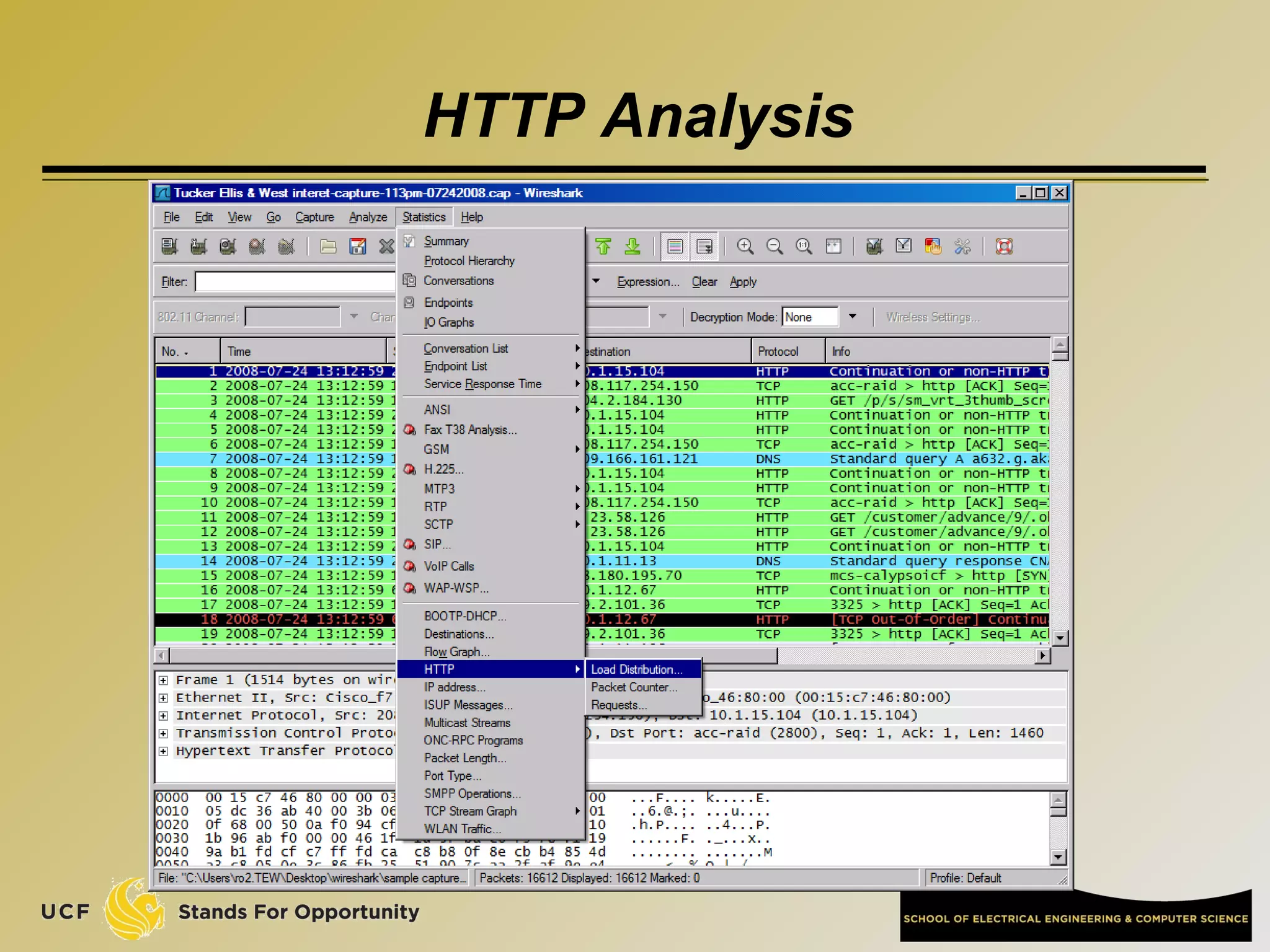 HTTP Analysis
 
