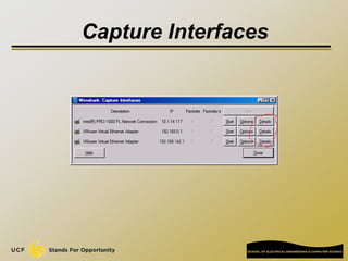 Capture Interfaces
 