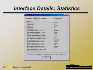 Interface Details: Statistics
 