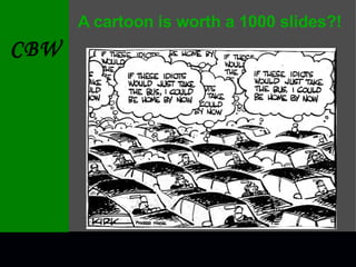 A cartoon is worth a 1000 slides?! 